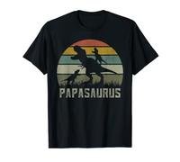 Hombre T-rex Dino 2 Camisas para niños Rawr Grandpa, Papasaurus Dinosaur Camiseta