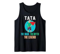 Hombre Tata The Man The Myth The Legend - Hispanic Grandpa Camiseta sin Mangas