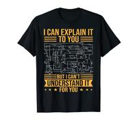 Hombre Te puedo explicar gracioso electricista papá sarcástico Camiseta