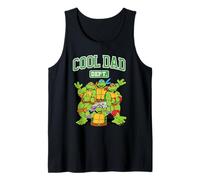 Hombre Teenage Mutant Ninja Turtles Father's Day Cool Dad Dept Camiseta sin Mangas