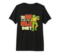 Hombre Teenage Mutant Ninja Turtles Father's Day Dad Ninja Diet Camiseta Premium