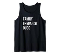 Hombre Terapeuta Familiar Amigo Terapia angustiada Salud Mental Camiseta sin Mangas