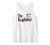 Hombre The DogFather, Funny Dog Dad Fathers Day and Christmas Camiseta sin Mangas