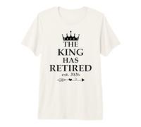 Hombre The King Has Retired EST 2026 Retirement Men Im Retired Dad Camiseta Premium