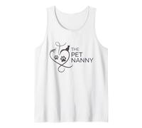 Hombre The Pet Nanny Pet Sitting Pet Watcher Pet Sitter Perro y Gato Camiseta sin Mangas