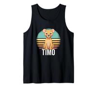Hombre Timo - Hermoso Nombre de niño con león Hermoso Camiseta sin Mangas