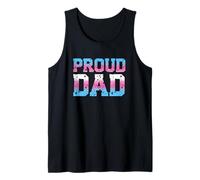 Hombre Transgender Proud Dad Fathers Day Trans Pride Flag Colors Camiseta sin Mangas