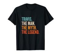 Hombre Travis The Man The Myth The Legend nombre Travis Camiseta