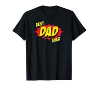 Hombre Trendy Apparel Father's Day Best Dad Ever como Book Style Camiseta