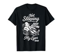 Hombre Trendy Apparel Father's Day Just Resting My Eyes Dad Vintage Camiseta