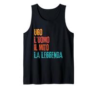 Hombre Ugo L'Uomo Il Mito La Leggenda Festa di Compleanno Camiseta sin Mangas