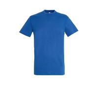 Hombre Unisex Sols Regent Liso Ringspun Algodón Camiseta CAMISA S - 4XL