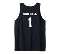 Hombre Uno Ball - Divertido sobreviviente de cáncer Testicular Camiseta sin Mangas