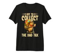 Hombre Vamos a cobrar el impuesto al Padre, Divertido carpincho, papá, Día del Padre Camiseta Premium