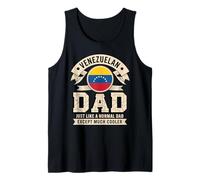 Hombre Venezuelan Dad Just Like A Normal Dad Except Much Cooler Camiseta sin Mangas