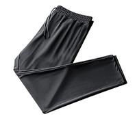 Hombre Verano Pantalones De CháNdal EláSticos Y Finos Pantalones Deportivos con Bolsillos con Cremallera Pantalones Casuales Ligeros para Correr Fitness Yoga Entrenamiento Monocolor De Secado RáPido