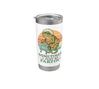 Hombre Viejo Mujer Cumpleaños Gag A veces Solo Ser Farting Frog Vaso térmico de acero inoxidable de doble pared