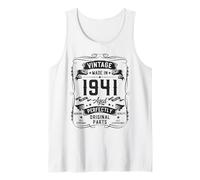 Hombre Vintage 1941 85yr 85th Birthday Gifts for Men 85 Years Old Camiseta sin Mangas