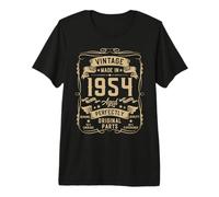 Hombre Vintage 1954 72yr 72nd Birthday Gifts for Men 72 Years Old Camiseta Premium