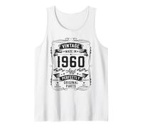 Hombre Vintage 1960 66yr 66th Birthday Gifts for Men 66 Years Old Camiseta sin Mangas