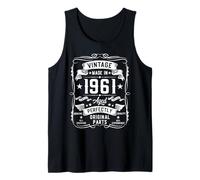 Hombre Vintage 1961 64 Years Old Gifts for Men 64yr 64th Birthday Camiseta sin Mangas