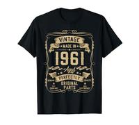 Hombre Vintage 1961 65yr 65th Birthday Gifts for Men 65 Years Old Camiseta gráfica económica