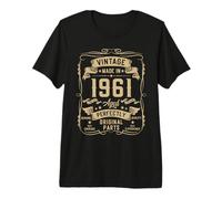Hombre Vintage 1961 65yr 65th Birthday Gifts for Men 65 Years Old Camiseta Premium