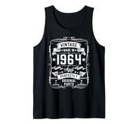 Hombre Vintage 1964 61 Years Old Gifts for Men 61yr 61st Birthday Camiseta sin Mangas