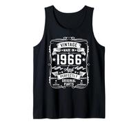 Hombre Vintage 1966 59 Years Old Gifts for Men 59yr 59th Birthday Camiseta sin Mangas