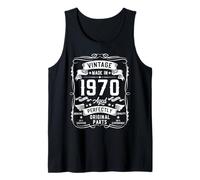 Hombre Vintage 1970 55yr 55th Birthday Gifts for Men 55 Years Old Camiseta sin Mangas