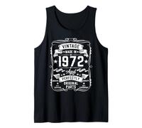 Hombre Vintage 1972 53 Years Old Gifts for Men 53yr 53rd Birthday Camiseta sin Mangas