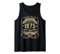 Hombre Vintage 1975 50 Years Old Gifts for Men 50yr 50th Birthday Camiseta sin Mangas