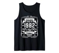 Hombre Vintage 1982 43 Years Old Gifts for Men 43yr 43rd Birthday Camiseta sin Mangas