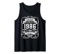 Hombre Vintage 1986 39yr 39th Birthday Gifts for Men 39 Years Old Camiseta sin Mangas