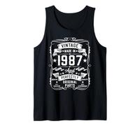 Hombre Vintage 1987 38 Years Old Gifts for Men 38yr 38th Birthday Camiseta sin Mangas