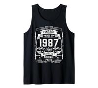 Hombre Vintage 1987 38yr 38th Birthday Gifts for Men 38 Years Old Camiseta sin Mangas