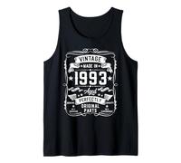 Hombre Vintage 1993 32 Years Old Gifts for Men 32yr 32nd Birthday Camiseta sin Mangas