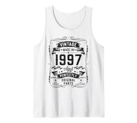 Hombre Vintage 1997 29yr 29th Birthday Gifts for Men 29 Years Old Camiseta sin Mangas