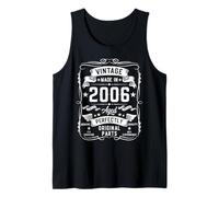 Hombre Vintage 2006 19 Years Old Gifts for Men 19yr 19th Birthday Camiseta sin Mangas