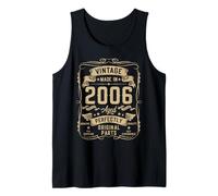 Hombre Vintage 2006 19yr 19th Birthday Gifts for Men 19 Years Old Camiseta sin Mangas