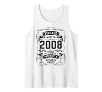 Hombre Vintage 2008 18yr 18th Birthday Gifts for Men 18 Years Old Camiseta sin Mangas