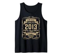 Hombre Vintage 2013 12 Year Old Gifts Boys Girls 12yr 12th Birthday Camiseta sin Mangas