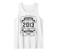 Hombre Vintage 2013 13yr 13th Birthday Gifts for Boys 13 Years Old Camiseta sin Mangas