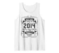 Hombre Vintage 2014 12yr 12th Birthday Gifts Boys Girls 12 Year Old Camiseta sin Mangas