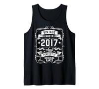 Hombre Vintage 2017 8 Years Old Gifts for Boys 8yr 8th Birthday Camiseta sin Mangas
