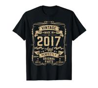 Hombre Vintage 2017 9yr 9th Birthday Gifts Boys Girls 9 Year Old Camiseta gráfica económica