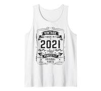 Hombre Vintage 2021 5yr 5th Birthday Gifts Boys Girls 5 Year Old Camiseta sin Mangas