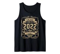 Hombre Vintage 2022 4yr 4th Birthday Gifts Boys Girls 4 Year Old Camiseta sin Mangas