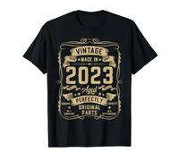 Hombre Vintage 2023 3yr 3rd Birthday Gifts Boys Girls 3 Year Old Camiseta gráfica económica