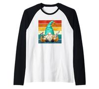 Hombre Vintage Carpenter GNOME Design For Men Love Woodworking Camiseta Manga Raglan